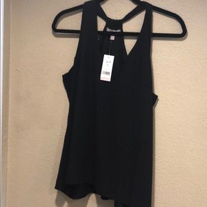 Banana Republic black tank top. Medium Petite